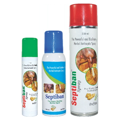 Septiban Spray-Powerful and Ecofriendly Herbal Antiseptic Spray